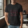 Vintage Baseball Dad Fathers Day Daddy Toddler Kids Boys Men T-Shirt