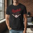 Vintage Baseball Dad Matching Family Father's Day Humor Dad Men T-Shirt