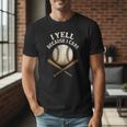 I Yell Because I Care Baseball Dad Coach Men T-Shirt I Yell Because I Care Baseball Dad Coach Men T-Shirt