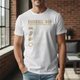Baseball Dad Drive Pay Clap Repeat Father's Day Premium Men T-Shirt