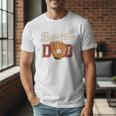Baseball Dad Fireball Sports Father Fathers Day Daddy Premium Men T-Shirt