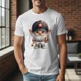 Baseball Dad Gnome For Baseball Lover With Winner Trophy Premium Tri-Blend Men T-Shirt Baseball Dad Gnome For Baseball Lover With Winner Trophy Premium Tri-Blend Men T-Shirt