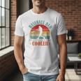 Baseball Dad Like A Regular Dad But Cooler Father's Day Premium Men T-Shirt