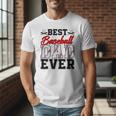 Retro Best Baseball Dad Ever Daddy Happy Fathers Day Men Men T-Shirt