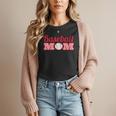 Baseball Mom Cute Mother Fans Baseball Graphic Women T-Shirt