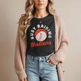 Busy Raising Ballers Baseball Mom Sons Women T-Shirt Busy Raising Ballers Baseball Mom Sons Women T-Shirt