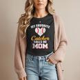 My Favorite Catcher Calls Me Mom Catcher Baseball Mom Heart Women T-Shirt