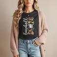 Happy Mother's Day Baseball Mom Leopard Softball Lover Women T-Shirt Happy Mother's Day Baseball Mom Leopard Softball Lover Women T-Shirt