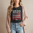 I'm Not Yelling This Is Just My Baseball Mom Voice Sport Women T-Shirt