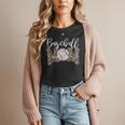 Leopard Baseball Mom Matching Softball Mama Family Matching Women T-Shirt Leopard Baseball Mom Matching Softball Mama Family Matching Women T-Shirt