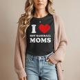 I Love Hot Baseball Moms I Heart Baseball Moms Women T-Shirt
