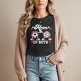 Mom Of Both Soccer Baseball Mom Of A Baseball Soccer Player Women T-Shirt Mom Of Both Soccer Baseball Mom Of A Baseball Soccer Player Women T-Shirt
