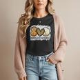 Peace Love Baseball Mom Leopard Print Mother's Day Women T-Shirt Peace Love Baseball Mom Leopard Print Mother's Day Women T-Shirt