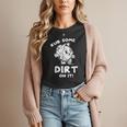 Rub Some Dirt On It Cute Girls Retro Baseball Mom Softball Women T-Shirt