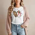 Baseball Heart Leopard Heart Sport Baseball Mom Women T-Shirt Baseball Heart Leopard Heart Sport Baseball Mom Women T-Shirt