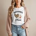 Baseball Mom Leopard Heart Baseball Player Kids Women T-Shirt Baseball Mom Leopard Heart Baseball Player Kids Women T-Shirt