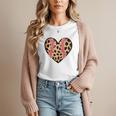 Baseball Mom Leopard Heart Valentine Day Mother Day Women T-Shirt Baseball Mom Leopard Heart Valentine Day Mother Day Women T-Shirt