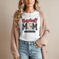 Baseball Mom Red Varsity Baseball Mama Cute Mother's Day Women T-Shirt Baseball Mom Red Varsity Baseball Mama Cute Mother's Day Women T-Shirt