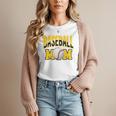 Baseball Mom Sports Mom Yellow Women T-Shirt