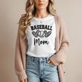 Custom Baseball Mom Number 24 Heart For Mom Women T-Shirt
