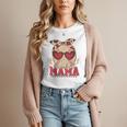 Heart Glasses Baseball Mama Baseball Mom Mother's Day Women T-Shirt Heart Glasses Baseball Mama Baseball Mom Mother's Day Women T-Shirt