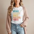 Moms Against Baseball Pants Baseball Mom Retro Women T-Shirt Moms Against Baseball Pants Baseball Mom Retro Women T-Shirt