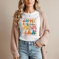 Retro Groovy In My Baseball Mom Era Happy Women Premium Women T-Shirt