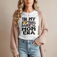 In My Softball Baseball Mom Era Retro Groovy Mom Of Both Women T-Shirt