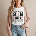 If My Son Hits I Will Yell Loud Baseball Mom Women T-Shirt If My Son Hits I Will Yell Loud Baseball Mom Women T-Shirt