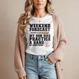 Weekend Forecast My Son Has Practice Baseball Mom Women T-Shirt