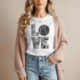 Women's Baseball Softball Baseball Mom LOVE Baseball Women T-Shirt Women's Baseball Softball Baseball Mom LOVE Baseball Women T-Shirt