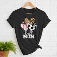 Ball Mom Soccer Baseball Mom Heart Women T-Shirt