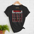 Baseball Mom Alphabet Parent Mama Player Game Sport Fan Women T-Shirt Baseball Mom Alphabet Parent Mama Player Game Sport Fan Women T-Shirt
