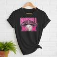 BASEBALL MOM BREAST CANCER RIBBON PINK SPORTS MOM Women T-Shirt BASEBALL MOM BREAST CANCER RIBBON PINK SPORTS MOM Women T-Shirt