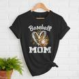 Baseball Mom Leopard Heart Matching Family Women T-Shirt Baseball Mom Leopard Heart Matching Family Women T-Shirt