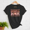Baseball Mom Baseball Player Mama Women Groovy Women T-Shirt Baseball Mom Baseball Player Mama Women Groovy Women T-Shirt