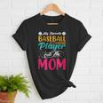 Baseball Mom Quote Vintage Retro Baseball Saying Women T-Shirt