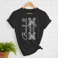 Baseball Mom Tee Leopard Mother's Day Grandma Women T-Shirt