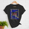 Baseball Mom Traits For Great Mothers Grey And Blue Women T-Shirt Baseball Mom Traits For Great Mothers Grey And Blue Women T-Shirt