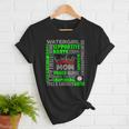 Baseball Mom Traits For Great Mothers Grey And Green Women T-Shirt Baseball Mom Traits For Great Mothers Grey And Green Women T-Shirt