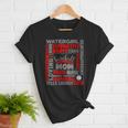 Baseball Mom Traits For Great Mothers Grey And Red Women T-Shirt
