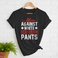 Baseball Moms Against White Baseball Pants Women T-Shirt Baseball Moms Against White Baseball Pants Women T-Shirt