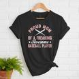 Baseball Player Pitcher Catcher Baseball Mom Mother Women T-Shirt Baseball Player Pitcher Catcher Baseball Mom Mother Women T-Shirt