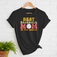 Best Baseball Mom In The World Baseball Women T-Shirt