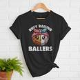 Busy Raising Ballers Basketball Baseball Mom For Women Women T-Shirt