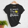 My Favorite Player Calls Me Stepmom Softball Baseball Mom Women T-Shirt My Favorite Player Calls Me Stepmom Softball Baseball Mom Women T-Shirt