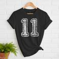 Jersey Number 11 T-Shirt Football Eleven Number Baseball Mom Women T-Shirt Jersey Number 11 T-Shirt Football Eleven Number Baseball Mom Women T-Shirt