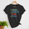 Mama Mommy Mom Bruh Baseball Mom Lover Mother's Day Women T-Shirt