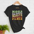 Moms Against Baseball Pants Retro Baseball Mom Women T-Shirt Moms Against Baseball Pants Retro Baseball Mom Women T-Shirt