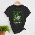 One Lucky Baseball Mom St Patricks Day One Lucky Mom Women Women T-Shirt